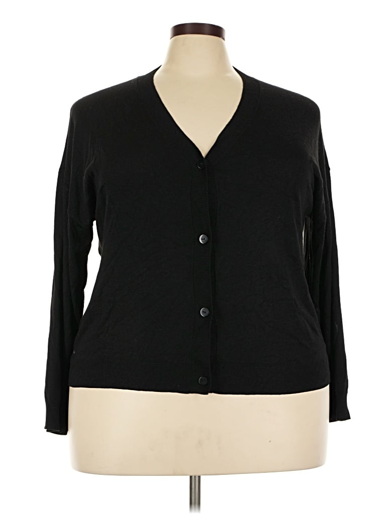 Pre-owned Mng Cardigan Sweater In Black