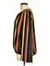 Allison Joy 100% Polyester Stripes Yellow Long Sleeve Blouse Size L - photo 5