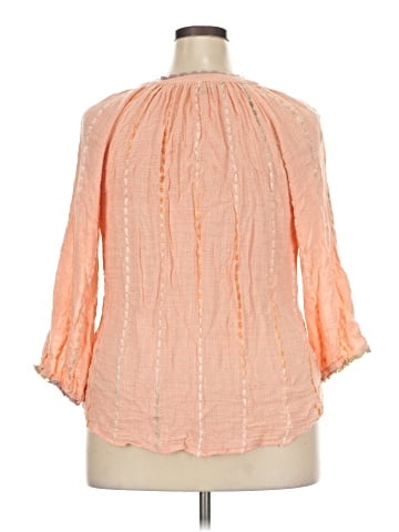 Democracy 3/4 Sleeve Blouse (view 2)