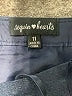 Sequin Hearts Floral Blue Black Formal Skirt Size 11 - photo 4