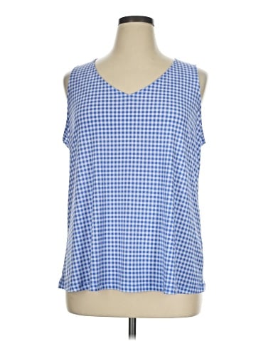 Susan Graver Sleeveless T-Shirt (view 2)