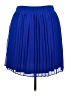 Torrid 100% Polyester Solid Blue Formal Skirt Size 2X Plus (2) - photo 2