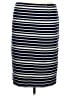Ann Taylor LOFT Stripes Blue Casual Skirt Size XL - photo 2