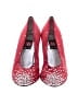Anne Klein 100% Leather Stars Red Heels Size 8 1/2 - photo 2