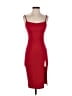 Thirty/Thirty Solid Red Cocktail Dress Size S - photo 1