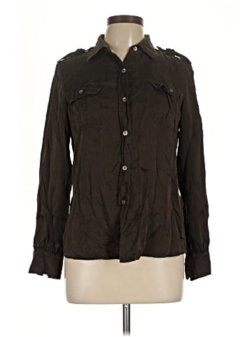 Talbots Long Sleeve Silk Top (view 1)