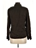 Talbots 100% Silk Brown Long Sleeve Silk Top Size 12 - photo 2