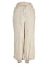 Max Studio Ivory Linen Pants Size 1X - photo 1