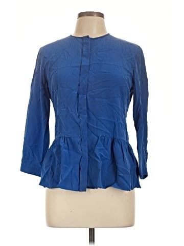 Schumacher 3/4 Sleeve Silk Top (view 1)