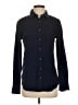 Lands' End 100% Cotton Black Long Sleeve Button-Down Shirt Size S - photo 1