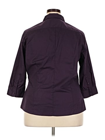 Riders by Lee 3/4 Sleeve Button-Down Shirt (view 2)