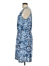 Faded Glory Print Blue Casual Dress Size L - photo 5