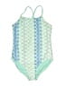 SO Argyle Green One Piece Swimsuit Size 16 - photo 1