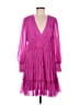 Sandro 100% Polyester Pink Cocktail Dress Size EU (FR) 40 / US 8 - photo 1
