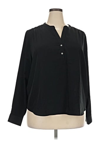 J.Crew Factory Store Long Sleeve Blouse (view 1)
