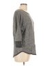 The Limited 100% Acrylic Chevron-herringbone Gray Pullover Sweater Size L - photo 4