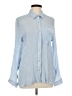 Express Blue Long Sleeve Button-Down Shirt Size L - photo 1