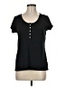 Echo Black Short Sleeve Henley Size M - photo 1