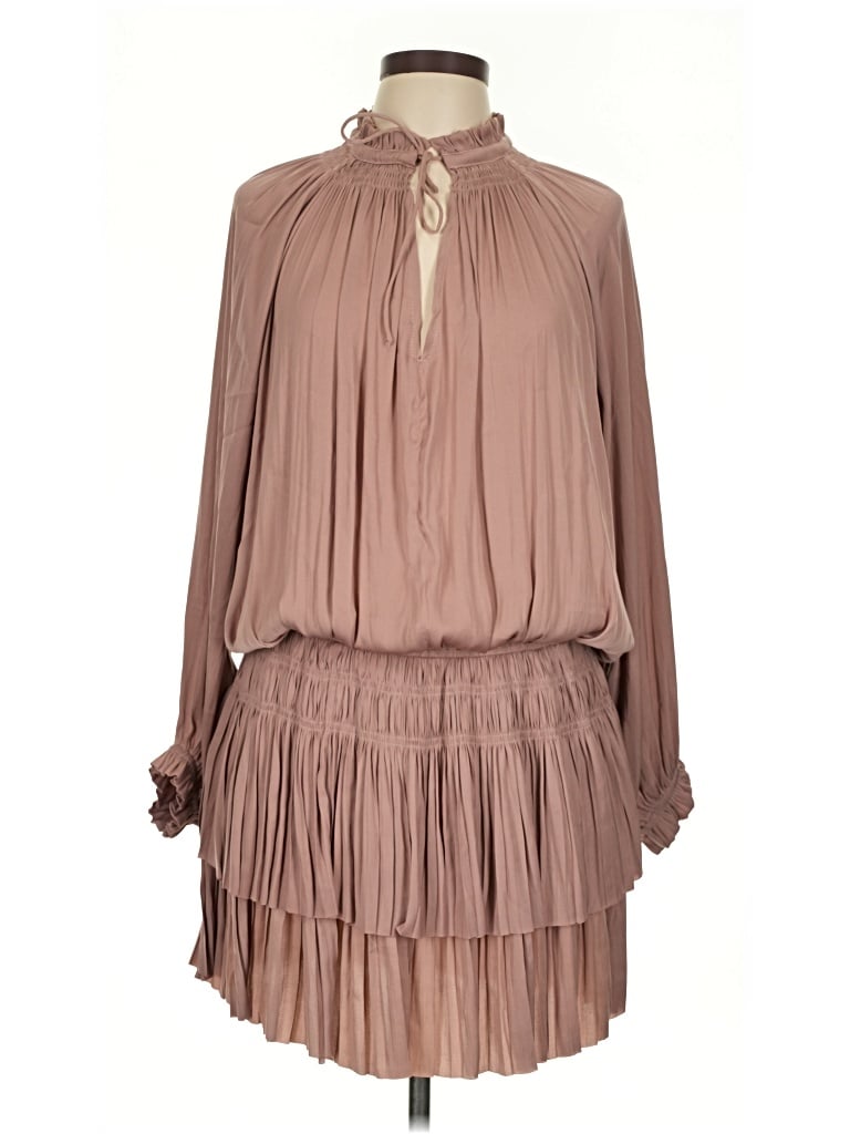 Pre-owned Current Air Casual Dress In Brown