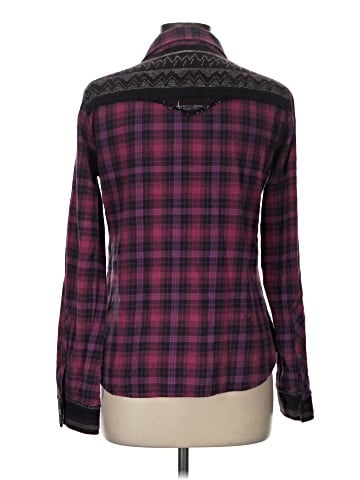Miss Me Long Sleeve Button-Down Shirt (view 2)