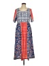 Unbranded Paisley Blue Casual Dress Size L - photo 1