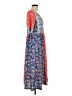 Unbranded Paisley Blue Casual Dress Size L - photo 4