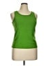 Basic Editions 100% Cotton Green Tank Top Size XL - photo 1
