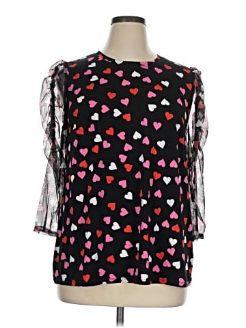 Cato 3/4 Sleeve Blouse (view 1)