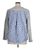 Talbots 100% Cotton Gray Long Sleeve Henley Size XL - photo 1