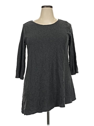 Joan Vass 3/4 Sleeve T-Shirt (view 1)