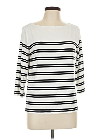 Ann Taylor Factory 3/4 Sleeve T-Shirt (view 1)