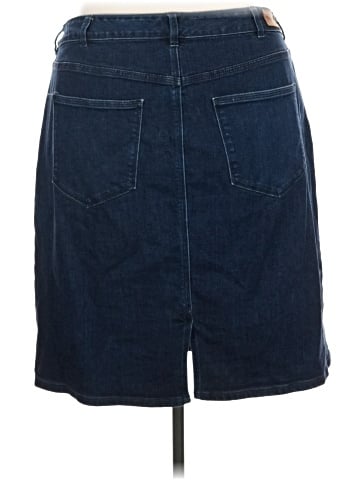 Lands' End Denim Skirt (view 2)