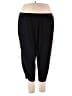 Susan Graver Solid Black Active Pants Size 2X - photo 1