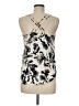 Leith 100% Rayon Ivory Silver Sleeveless Blouse Size M - photo 2