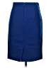 J.Crew 100% Polyester Solid Blue Formal Skirt Size 0 (petite) - photo 2