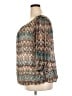 Roz & Ali 100% Polyester Brown 3/4 Sleeve Blouse Size 2X - photo 5