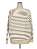 SPANX Stripes Ivory Pullover Sweater Size 2X - photo 1