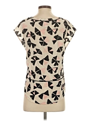 Marc by Marc Jacobs Short Sleeve Silk Top (view 2)