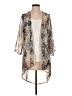 Say What? 100% Polyester Gray Kimono Size S - photo 1