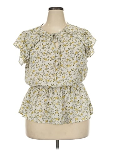 Sweet Rain Short Sleeve Blouse (view 1)