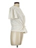 Fred David Ivory Short Sleeve Blouse Size L - photo 4