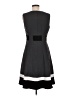 Calvin Klein Color Block Black Gray Casual Dress Size 6 - photo 2