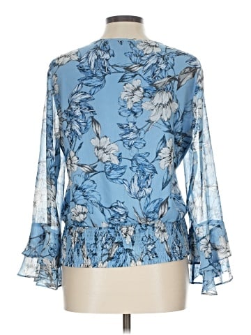 White House Black Market Long Sleeve Blouse (view 2)