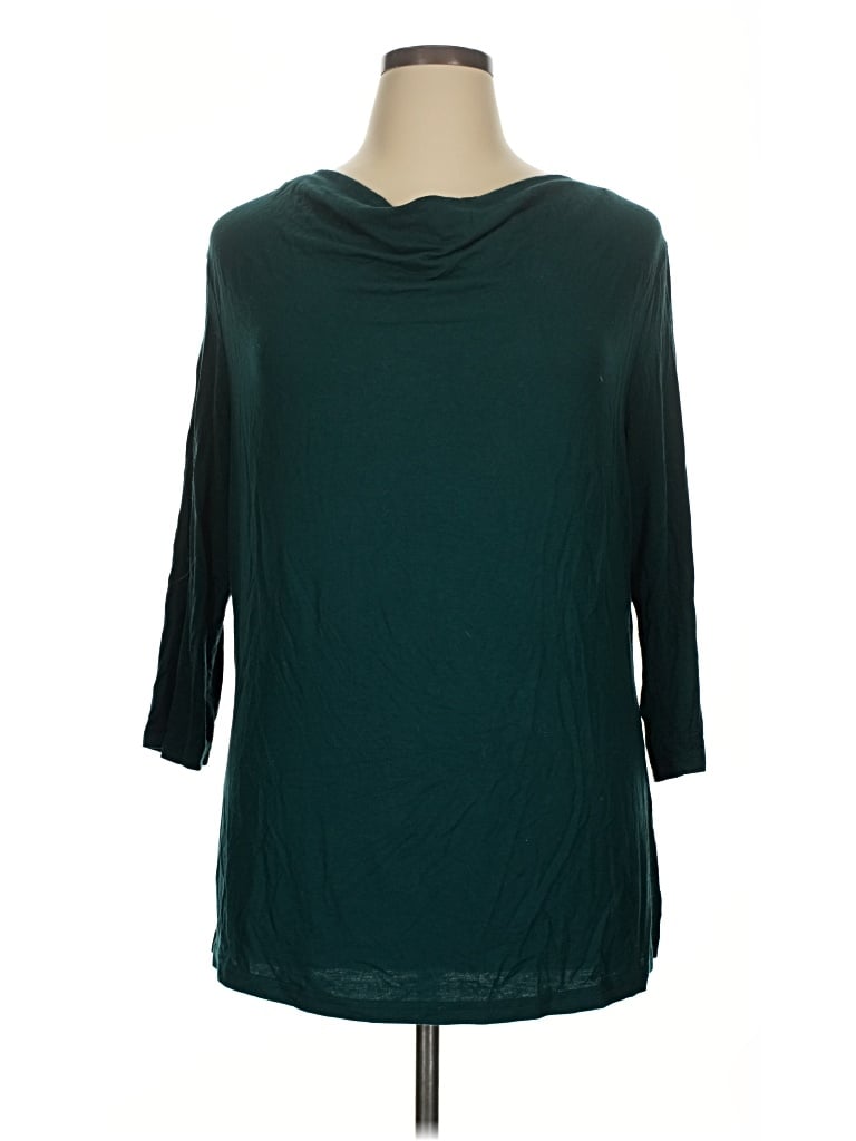 Pre-owned Venus 3/4 Sleeve T-shirt In Teal