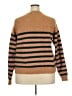 Caslon Stripes Tan Pullover Sweater Size 2X - photo 2