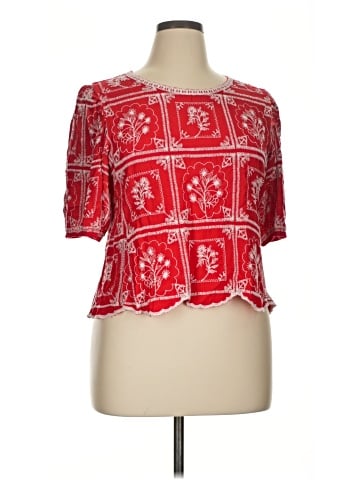 Solitaire Short Sleeve Blouse (view 1)
