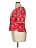Solitaire 100% Rayon Red Short Sleeve Blouse Size XL - photo 5