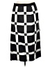 Halogen Checkered-gingham Black Formal Skirt Size 10 - photo 1