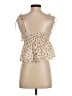 Thirty/Thirty 100% Cotton Ivory Sleeveless Blouse Size XS - photo 2
