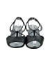 Anyi Lu Black Wedges Size EU 38 1/2 - photo 2